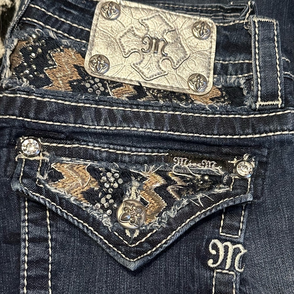 Miss Me Mid-rise boot cut jeans/denim